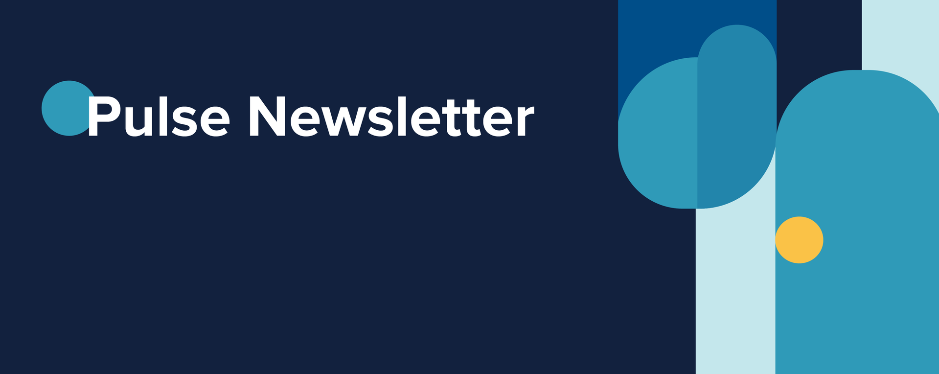 blue banner the pulse newsletter