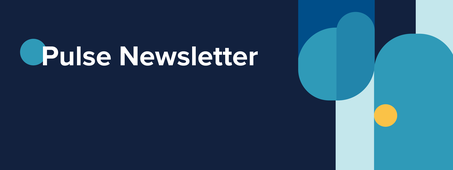 blue banner the pulse newsletter